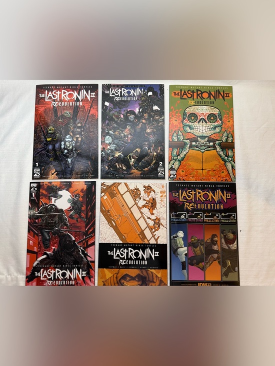 Other - The Last Ronin II Re-Evolution #1 & #2 Variant Lot of 6 1st Print TMNT